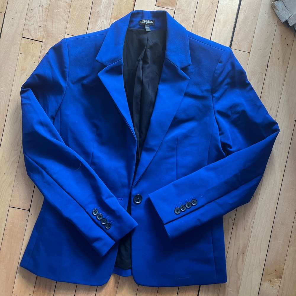 Express Colbalt Blue Blazer Size 10